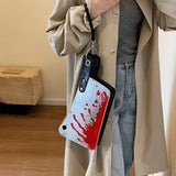 Bloody Knife Clutch Bags