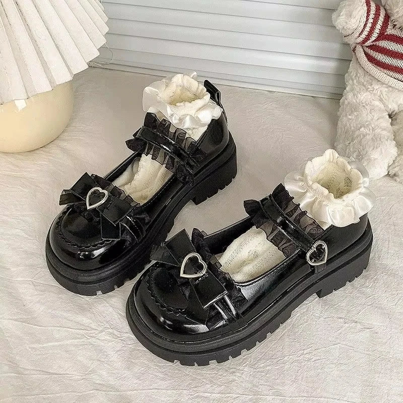 Zapatos Cyberpunk De Color Sólido Para Mujer