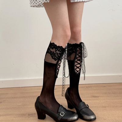 Mesh Ballet Lace Socks