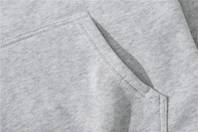 Sudadera con capucha lisa de color liso