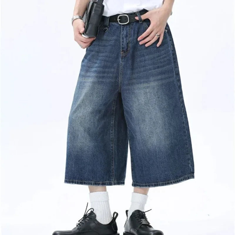 Retro Washed Oversized Jorts