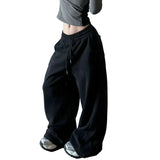 Black Fleece Wide Leg Pants