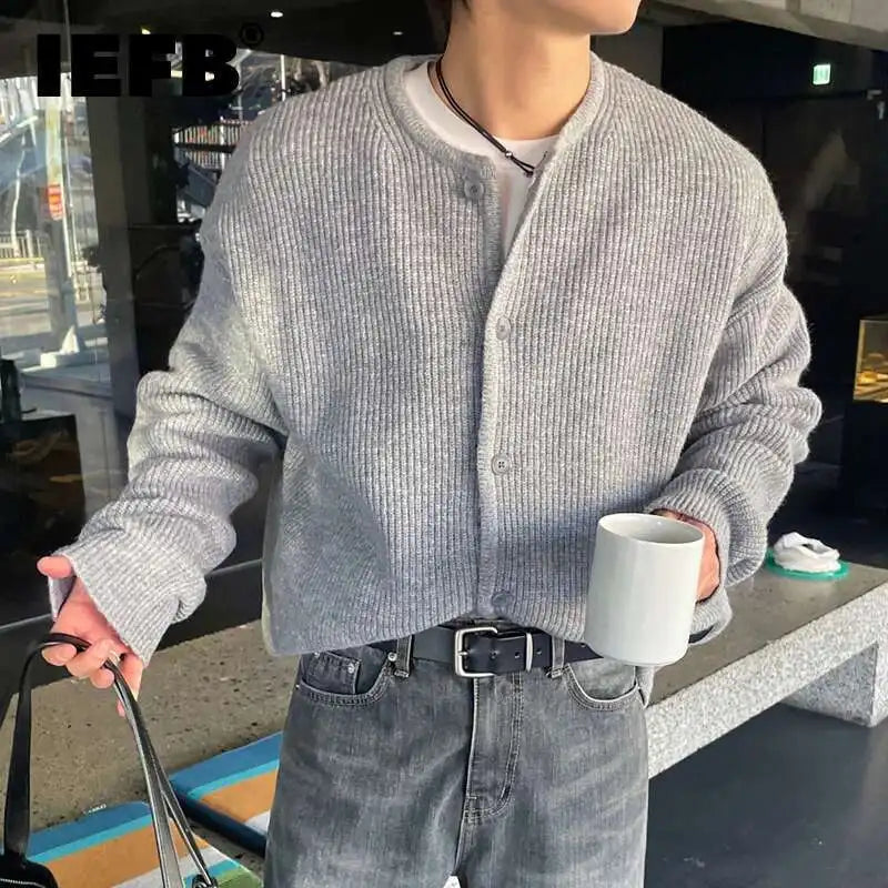 Knitted Korean Style Loose Cardigan