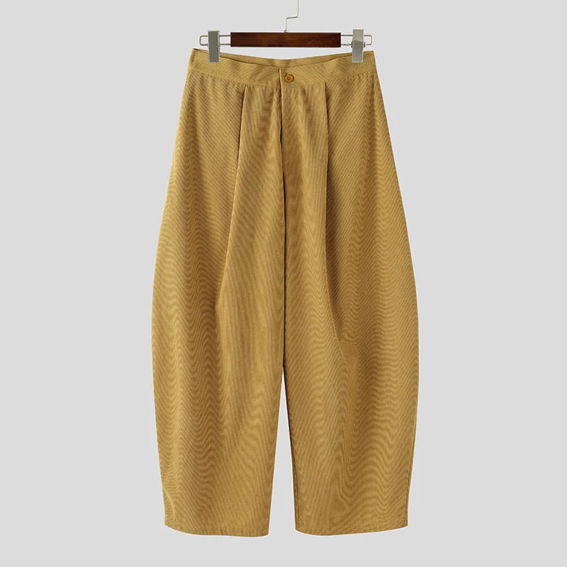 Y2K Wide Leg Corduroy Pants