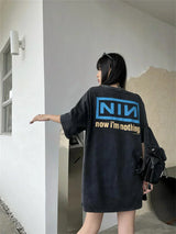 Retro Oversized Nine Inch Nails T-Shirt