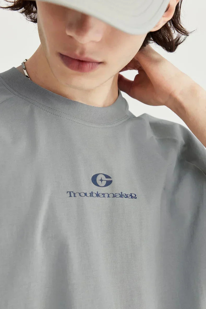 Oversized Patchwork Skater Girl T-Shirt