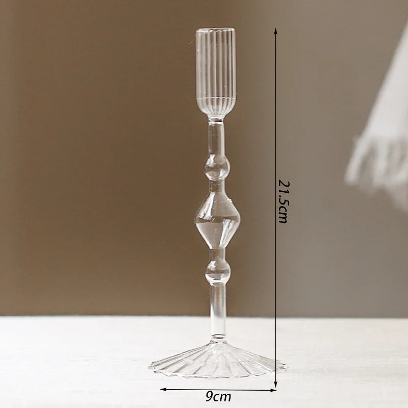 Blue Candle Holder Vase