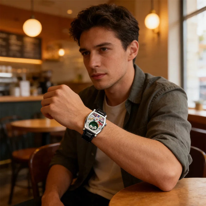 Casino Dice Quartz Watch