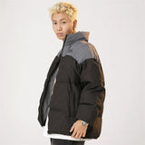 Patchwork Thick Cyberpunk Puffer Jacket