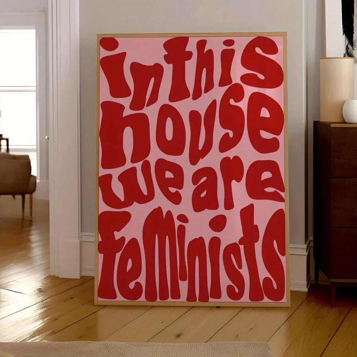 Simple Trendy Text Printing Poster