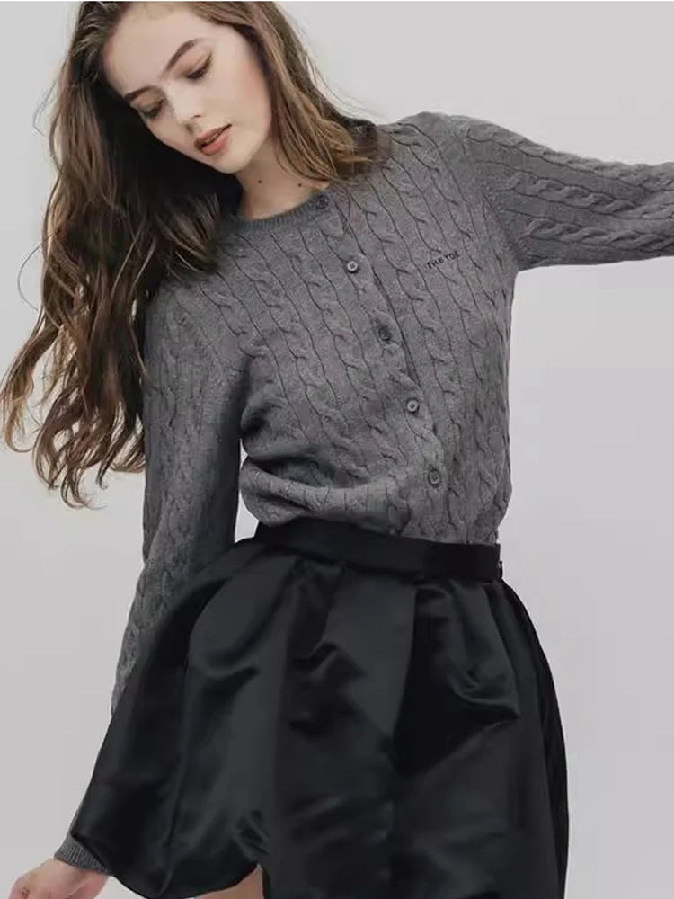Sweet Cute Soft Shiny Satin Mini Skirt Women