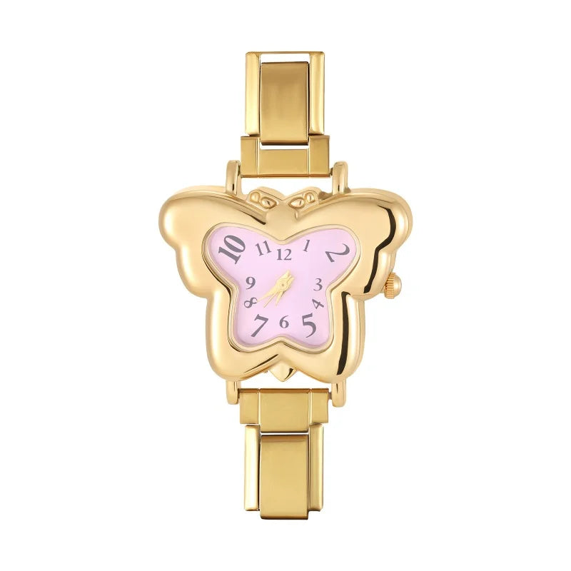 Italian Stainless Butterfly Watch