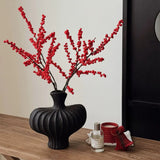 Keramik-Kunststoff-Vase im Vintage-Stil