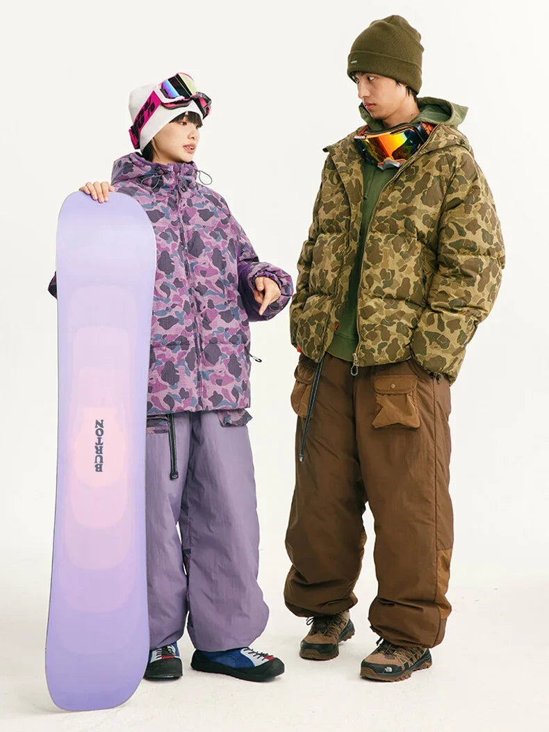 Camouflage Hooded Puffer Jacket