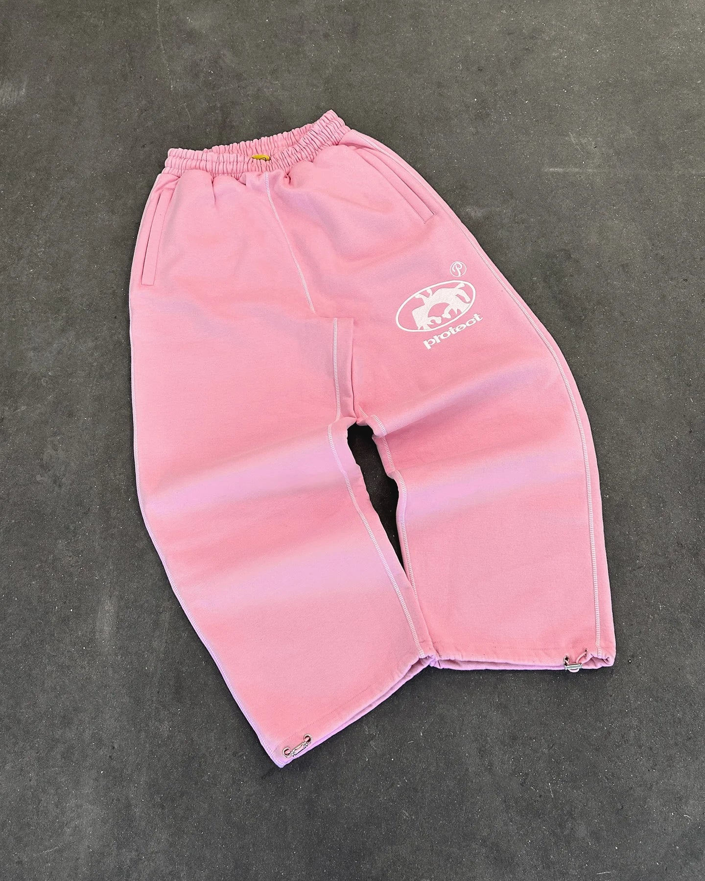 Streetwear Fashion Letter Embroidery Loose Sweatpants