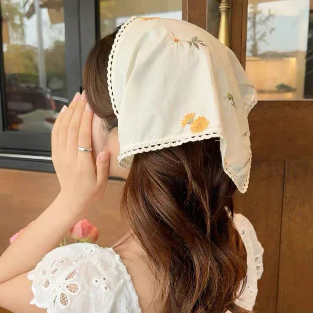 Daisy Pattern Handmade Hairband