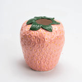 Ceramic Strawberries Vase