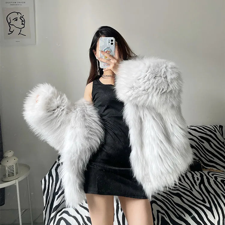 Faux Furr Hooded Jacket