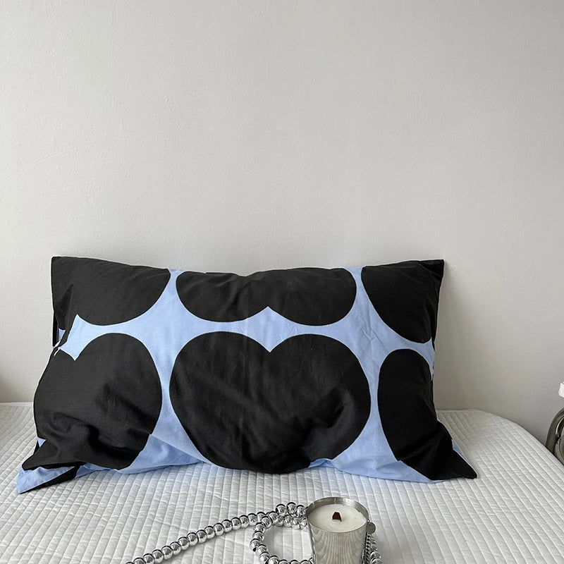 Cotton Colorful Stripe Pillow Case