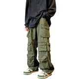 Multi-pocket Vintage Cargo Pants