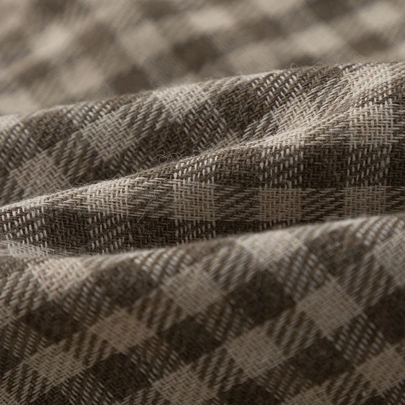 Plaid Summer Short Sleeve Shirt