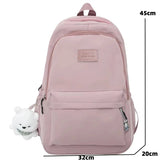 Soft Girl Waterproof College Backpack