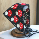 Handmade Hollow Out Mushroom Bandana