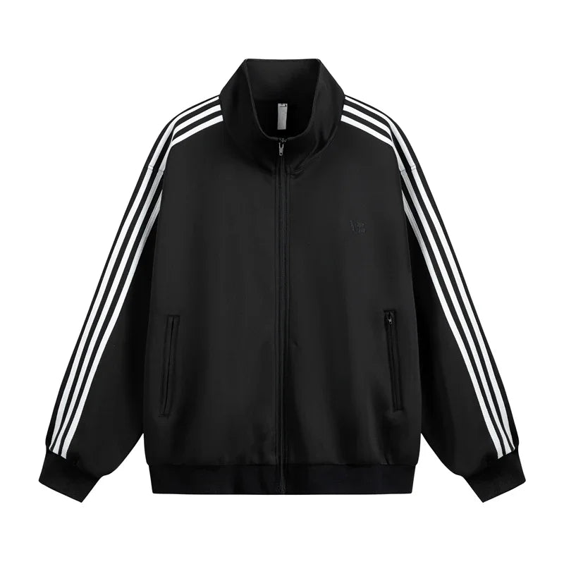 Striped Two-pieces Tracksuit Set