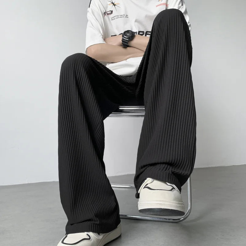 Y2K Pleated Straight Leg Pants
