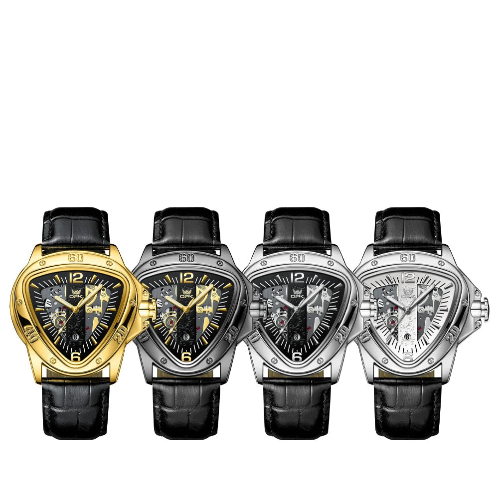 Casual Triangle Dial Quartz Watch