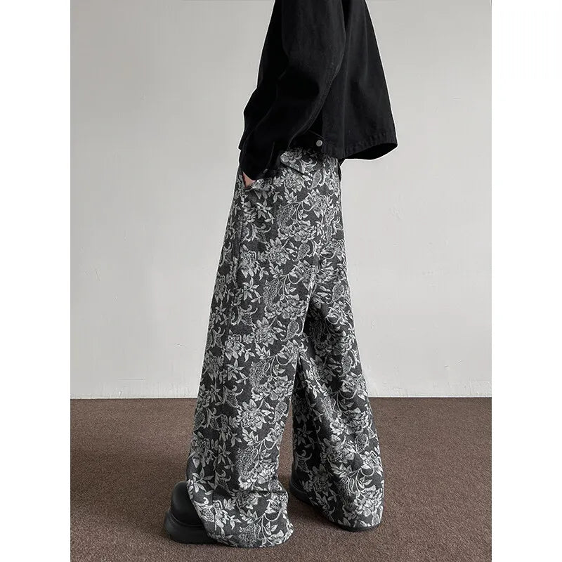 Paisley Floral Pattern Pants