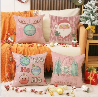 Vintage Christmas Pillow Covers