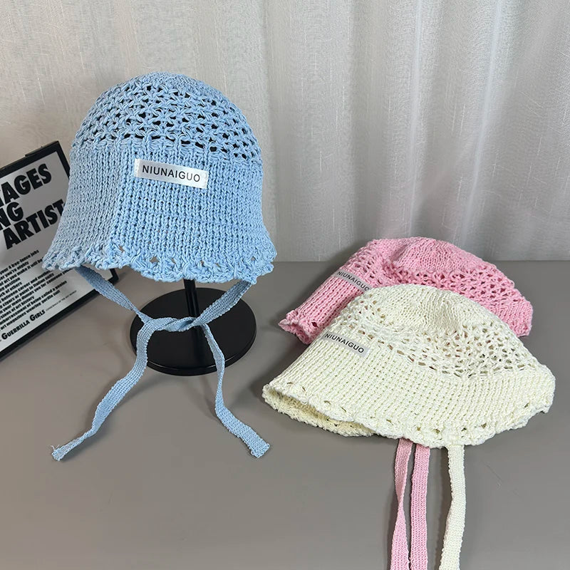 Knitted Letter Buet Hat