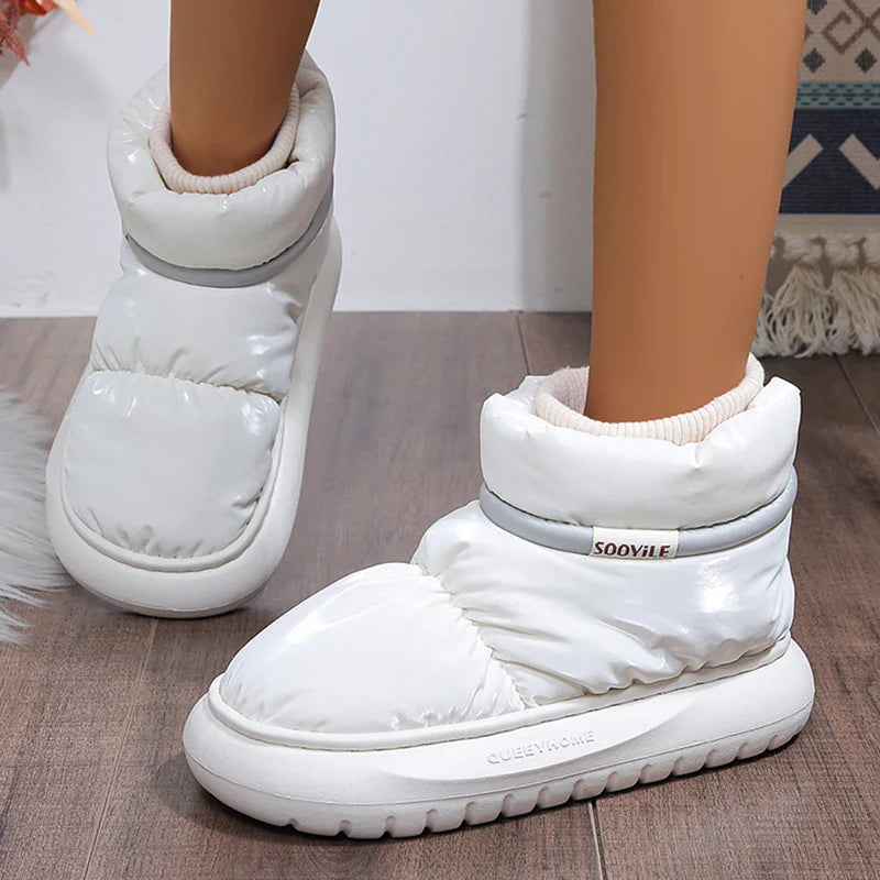 Winter Cotton Padded Thick Sole Shoes