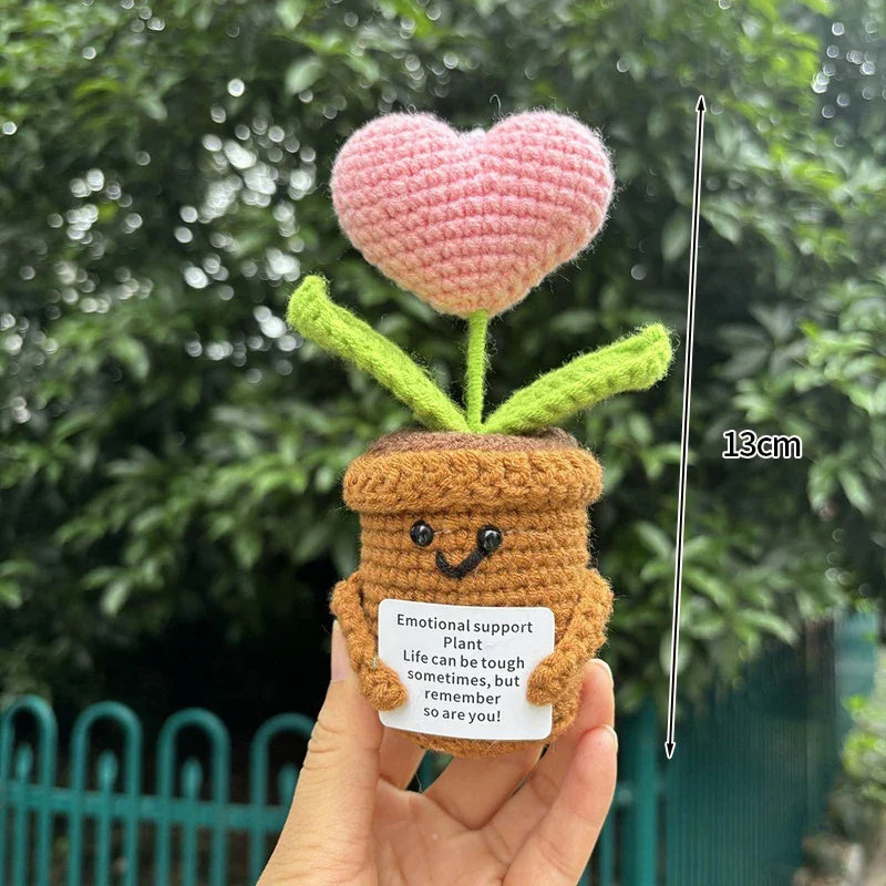 Crochet Handmade Knitted Tulip Flowers