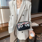 Weird Core Funny Tape Crossbody Bag