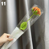 Gestrickter Rosen-Tulpen-Blumenstrauß für Hochzeiten