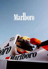 Vintage Cool F1 Monaco Car Posters