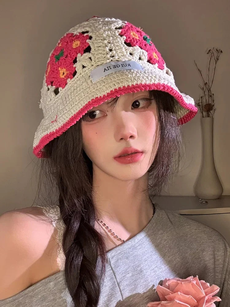 Knitted Hollow Fisherman Hat