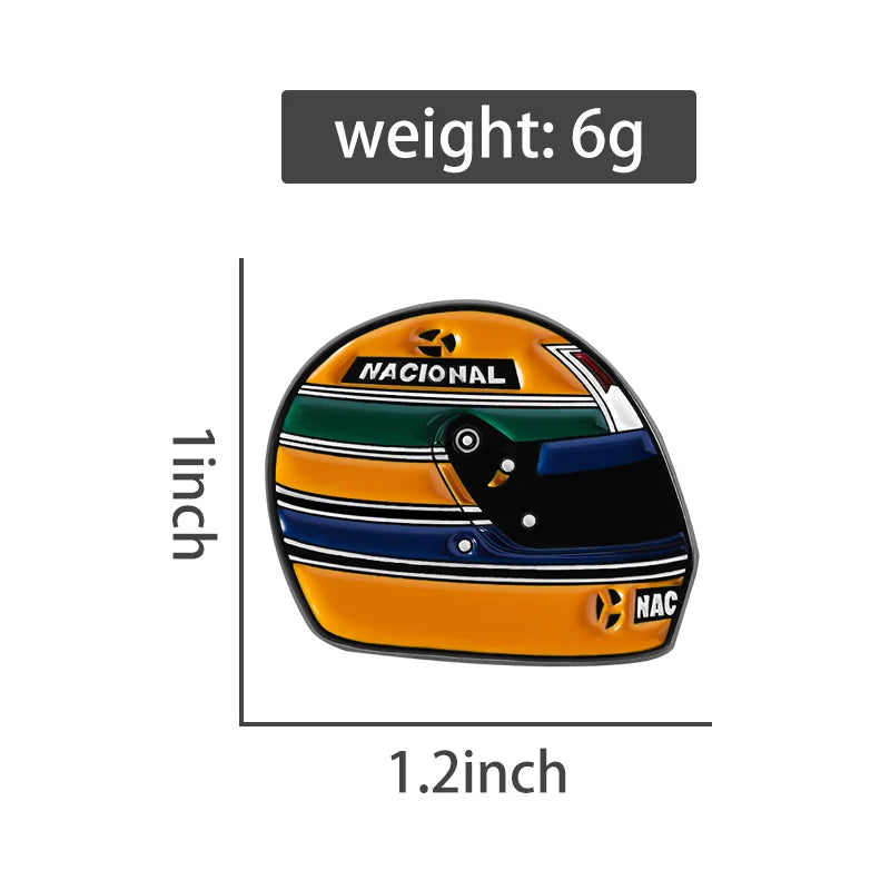 Racing Driver Enamel Pin