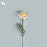 Gestrickter Rosen-Tulpen-Blumenstrauß für Hochzeiten