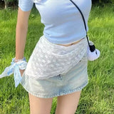 Pañuelo de mujer con margaritas retro veraniegas