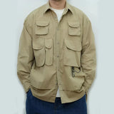 Multi-pocket Loose Cargo Shirt