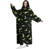Animal Printed Hooded Blanket