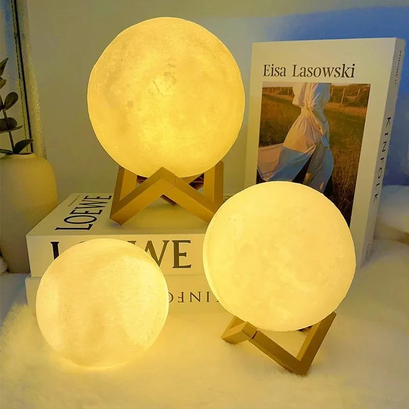 16 Colors Moon Lamp