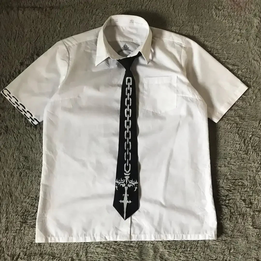 Gothic Black Skull Shirt