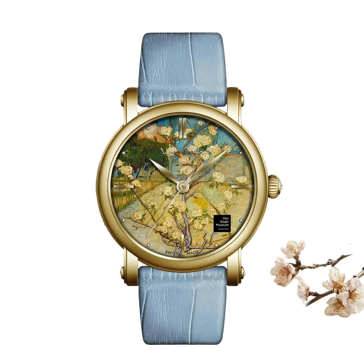 Van Gogh Almond Art Watch
