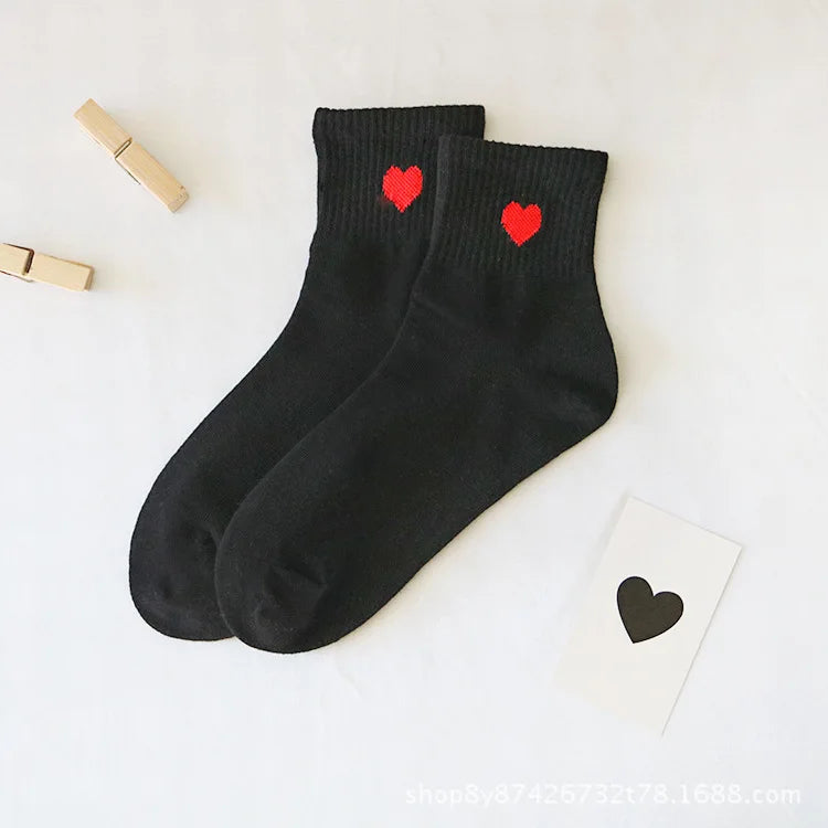 Spring Summer Cotton Color Short Ankle Socks