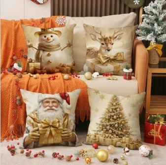 Vintage Christmas Pillow Covers