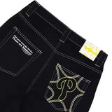 Embroidered Y2K Baggy Jeans